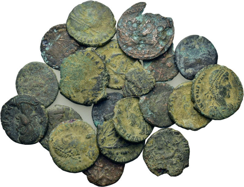 Lot of 20 Roman Imperial Æ coins, to be catalog. Lot sold as is, no return.