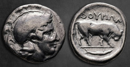 Lucania. Thourioi circa 443-400 BC. Nomos AR