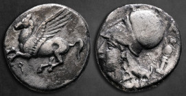 Corinthia. Corinth circa 350-285 BC. Stater AR