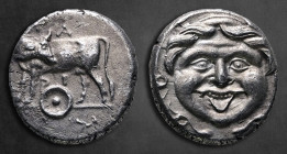 Mysia. Parion circa 400-300 BC. Hemidrachm AR