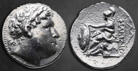 Kings of Pergamon. Pergamon. Eumenes I 263-241 BC. In the name of Philetairos. Tetradrachm AR