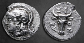 Troas. Assos circa 400-200 BC. Drachm AR