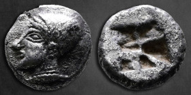 Ionia. Phokaia  circa 521-478 BC. Diobol AR