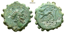 SELEUKID KINGS of SYRIA. Antiochos VI Dionysos, 144-142 BC. Antioch on the Orontes
Obv: Radiate and diademed head of Antiochos VI to right. 
Rev. BAΣI...