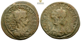 CILICIA. Adana. Gordian III, with Tranquillina, AD 238-244
Obv: Radiate, draped and cuirassed bust of Gordian III to right. 
Rev: Diademed and draped ...