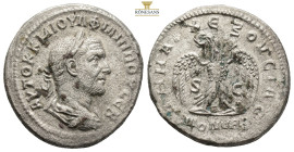 SELEUCIS and PIERIA. Antioch. Philip I, AD 244-249
Obv: ΑΥΤΟΚ Κ Μ ΙΟΥΛΙ ΦΙΛΙΠΠΟϹ ϹΕΒ
Laureate, draped and cuirassed bust of Philip I, right, seen from...