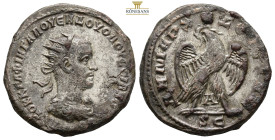 SELEUCIS and PIERIA. Antioch. Volusian,AD 251-253
Obv: AYTOK K Γ AΦIN ΓAΛ OYENΔ OYOΛOYCCIANOC CEB
Radiate, draped and cuirassed bust to right
Rev: ΔHM...