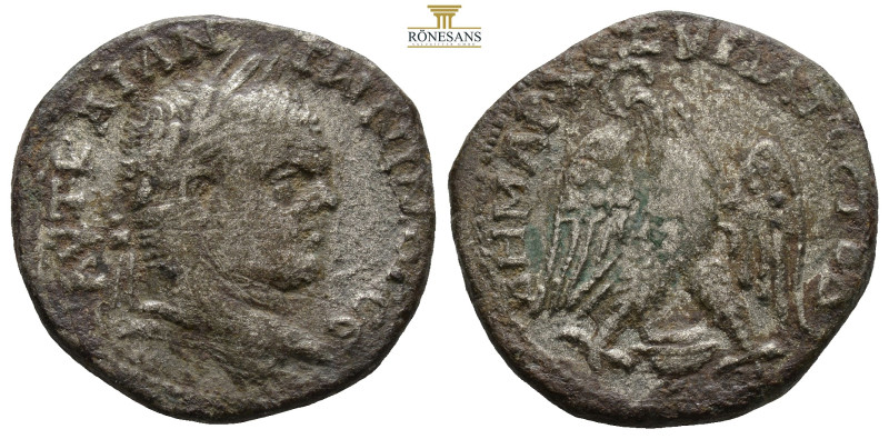 PHOENICIA, Berytus. Caracalla, AD 198-217. 
Obv: AYT KAI ANTWNINOC CЄ
Laureate h...