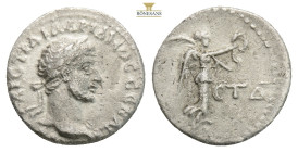 CAPPADOCIA. Caesarea. Hadrian, AD 117-138.
Obv: AYTO KAIC TPAI AΔPIANOC CЄBACT. 
Laureate bust right, with slight drapery.
Rev: ЄT Δ. 
Nike advancing ...