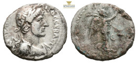 CAPPADOCIA. Caesarea. Hadrian, AD 117-138 
Obv: AYTO KAIC TPAI AΔPIANOC CЄBACT
Laureate, draped and cuirassed bust of Hadrian, right
Rev: ET E. Nike a...