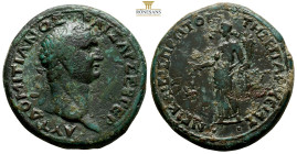 BITHYNIA. Nicaea. Domitian, AD 81-96
Obv: AYT ΔOMITIANOΣ KAIΣAP ΣEB ΓEP.
Laureate head right.
Rev: NEIKAIEIΣ ΠPΩTOI THΣ EΠAΡXEIAΣ.
Eirene standing...