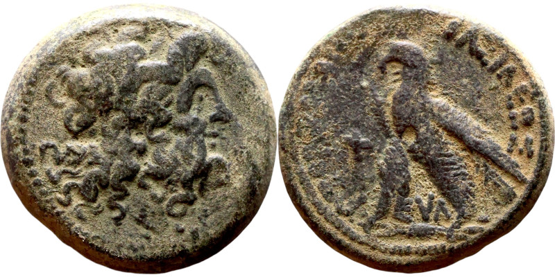 Ptolemaic Kings Of Egypt. (3-1 century BC. Bronze. Obverse: Head of Zeus. Revers...
