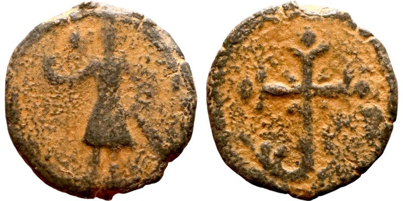Baldwin II. Follis Edessa. Obverse: Standing Figure. Reverse: Cros

20mm 4.61g...