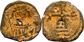 Richard I 'the Lionheart', King of England, 1189-1199. cyprus Tetarteron Limassol. Crowned facing bust of Richard I, holding cross-tipped scepter in h...
