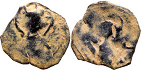 Alexius I (1081-1118) Tetarteron, Thessalonica, Obverse: IC-XC to left and right of nimbate bust of Christ facing, holding book of gospels and raising...