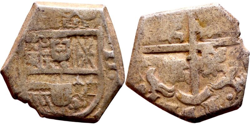 Spain – XVII Century - silver coin

21mm 6.59g