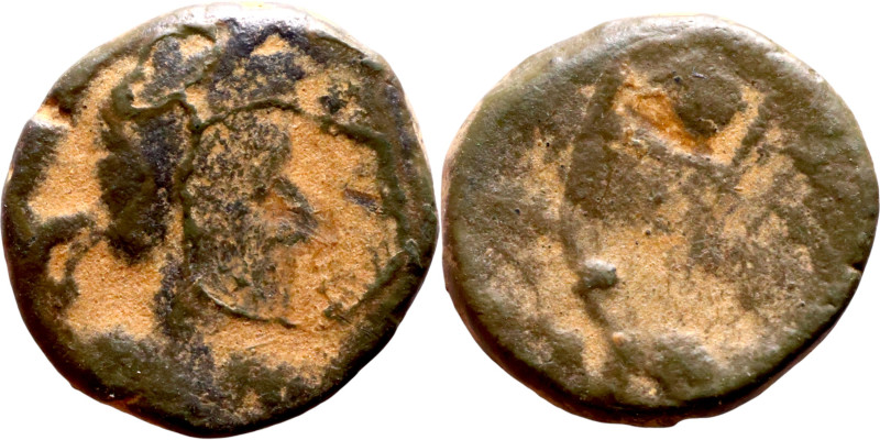 Uncertain V century Nummus

10mm 1.07g

Artificial sand patina