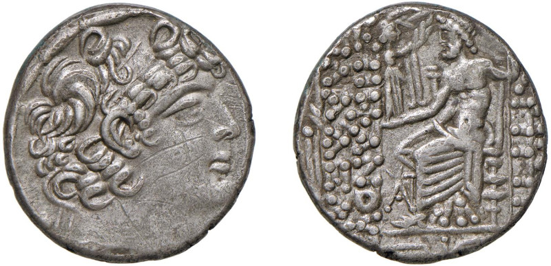 SIRIA - SELEUCIDI E PIERIA (46-44 a.C.) Caecilius Bassus. Proconsole - TETRADRAM...