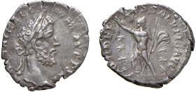 COMMODO (177-192) DENARIO - D/Testa laureata a d. L AELAVREL COMM AVG P FEL R/Giove in piedi a s. con in mano un fulmine e uno scettro; sette stelle n...