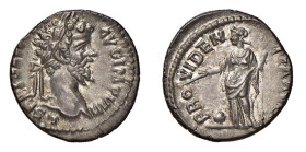 SETTIMIO SEVERO (193-211) DENARIO - D/Testa laureata a d. L SEPT SEV PERT AVG IMP VIII R/La Providentia stante a s. con bacchetta e scettro, in basso ...