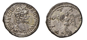 SETTIMIO SEVERO (193-211) DENARIO - D/Testa laureata a d. IMP CAE L SEP SE-V PERT AVG COS II R/La Vittoria a s. porta coroncina e ramo di palma VICT A...