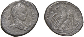ELIOGABALO - SIRIA (198-217) TETRADRAMMA gr. 12,3 - Zecca Antiochia - D/Busto laureato a d. con uno dei due nastri della corona laureata che scende so...