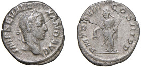 ALESSANDRO SEVERO (222-235) DENARIO - D/Testa laureata a d. IMP SEV ALE XAND AVG R/La Libertà in piedi a s. con pileo e scettro. VICTOR SEVER AVG - Ma...