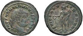 MASSIMIANO ERCOLE (285-310 / 306-308 e 310) FOLLIS - Zecca Cyzico - D/Testa laureata a d. IMP CMA MAXIMIANVS PF AVG R/Il Genio in piedi a s. con pater...