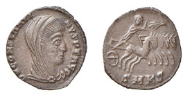 CONSTANTINO I - DIVO CONSTANTINO (307-337) CENTENIONALE - Zecca Cyzico - D/Testa velata a d. DV CONSTANTI-NVS PT AVGG R/L'Imperatore su quadriga a d.,...