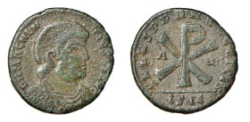 MAGNENZIO (350-353) CENTENIONALE gr.6,4 - D/Busto a testa nuda drappeggiato e corazzato DN MAGNEN TIVS P F AVG R/Il Cristogramma con ai lati A - w In ...