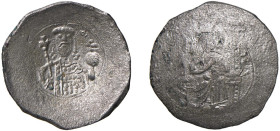 IMPERO BIZANTINO - GIOVANNI VIII PALEOLOGO (1423-1428) ARGENTEO gr.4,4 - D/Busto di Giovanni frontale corazzato e nimbato regge la croce ed il globo R...