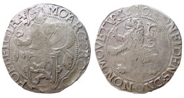 OLANDA - UTRECHT- LION DAALDER 1640 - D/Soldato con corazza tiene davanti lo stemma R/Leone rampante a s. - Ar - KM,30 - BB