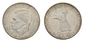 ROMANIA - MICHELE (1940-1947) 500 LEI - Anno 1941 - D/Testa nuda a d. di Mihail R/Il re Stephan inginocchiato - Ar - KM, 60 SPL