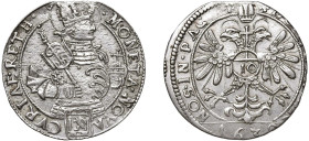 SVIZZERA - CHUR (1632) 10 KREUZER 1632 gr. 4,7 - D/Busto corazzato a d. con scettro e globo R/Aquila bicipite con il valore - Ar - HMZ 369 - DT 1529B ...