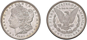 UNITED STATES OF AMERICA - ANNO 1896 DOLLARO "Morgan" - Philadelphia - D/Testa della Libertà a s. R/Aquila spiegata - Ar - KM 110 Brillantezza origina...