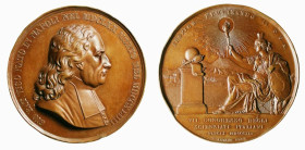 NAPOLI - FERDINANDO II (1830-1859) MEDAGLIA AE - Anno 1845 - VII CONGRESSO DEGLI SCIENZIATI ITALIANI - D/Busto a d. di Giovan Battista Vico R/A destra...