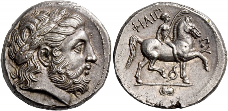 Kings of Macedonia, Philip II, 359 – 336 and posthumous issues. Tetradrachm, Pel...