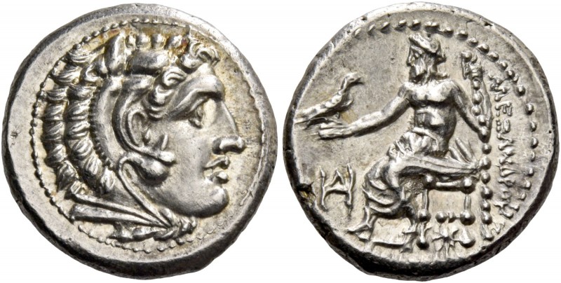 Alexander III, 336 – 323 and posthumous issues. Drachm, Miletus circa 325-323, A...