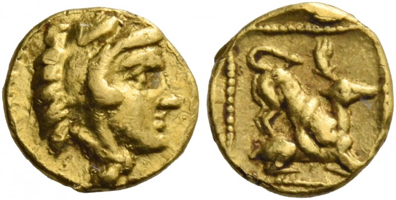 Pumayyaton, 361-312. 1/10 Stater circa 361-312, AV 0.84 g. Head of Heracles r., ...