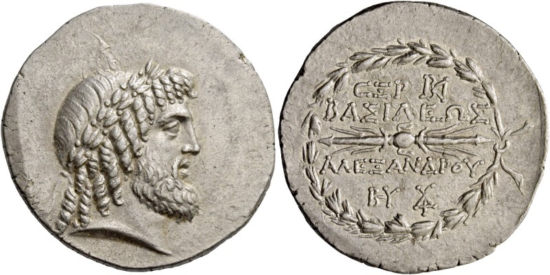 Alexander I Balas, 150 – 145. Tetradrachm, Seleucia Pieria circa 147-146, AR 17....