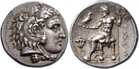 Ptolemies Kings of Egypt, Ptolemy I as satrap, 323 – 305. Tetradrachm in the name and type of Alexander III, Memphis 332-323, AR 16.91 g. Head of Hera...