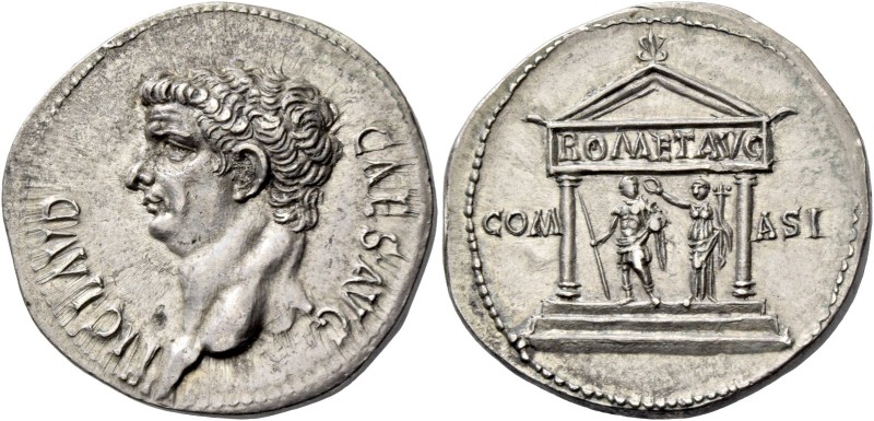Claudius augustus, 41 – 54. Cistophoric tetradrachm, Ephesus (?) circa 41-42, AR...