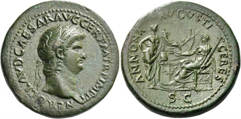 Nero augustus, 54 – 68. Sestertius circa 64, Æ 25.83 g. NERO CLAVD CAESAR AVG GE...