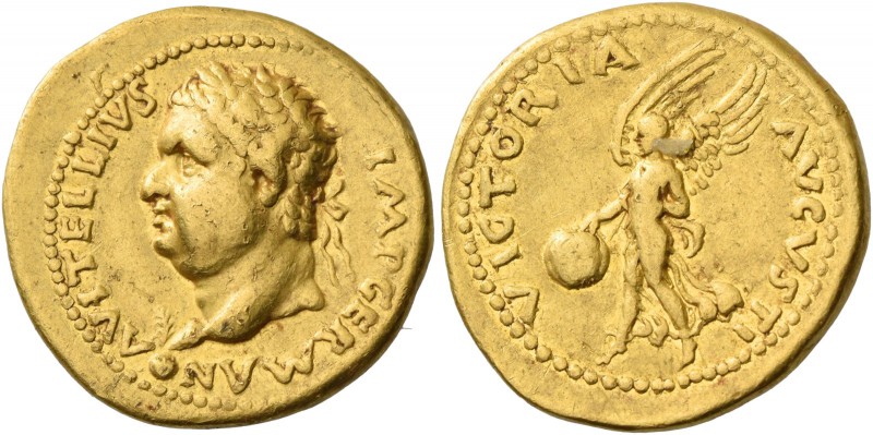 Vitellius, April –December 69. Aureus, Tarraco (?) 2 January – 18 April 69, prio...