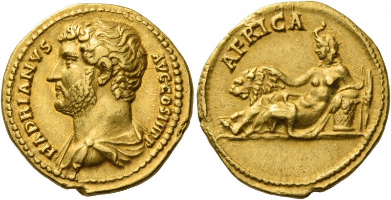 Hadrian augustus, 117 – 134. Aureus 134-138, AV 7.24 g. HADRIANVS AVG COS III P ...