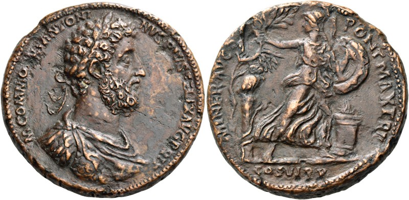 Commodus augustus, 177 – 192. Medallion 190-192, Æ 45.41 g. M COMMODVS ANTONINVS...