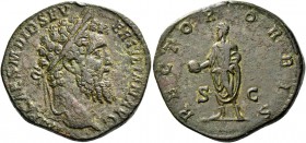 Didius Julianus, 28th March – 1st June 193. Sestertius 193, Æ 18.03 g. IMP CAES M DID SEV – ER IVLIAN AVG Laureate head r. Rev. RECTOR – ORBIS Didius ...