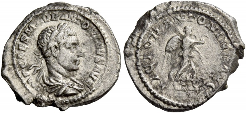 Elagabalus, 218 – 222. Quinarius 218-222, AR 1.55 g. IMP CAEM AVR ANTONINVS AVG ...