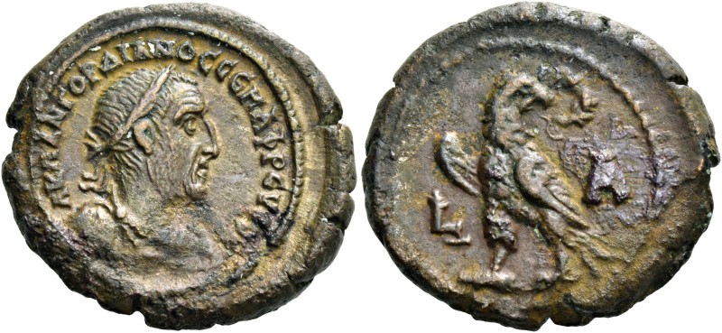 Gordian I, 238. Tetradrachm, Alexandria 238, billon 11.97 g. Α Κ Μ ΑΝ ΓΟΡΔΙΑΝΟC ...