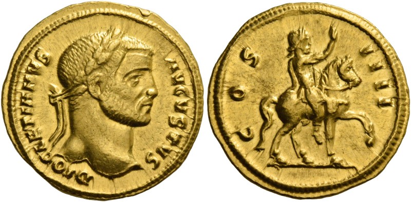 Diocletian, 284 – 305. Aureus, Cyzicus circa 290-293, AV 5.30 g. DIOCLETIANVS – ...